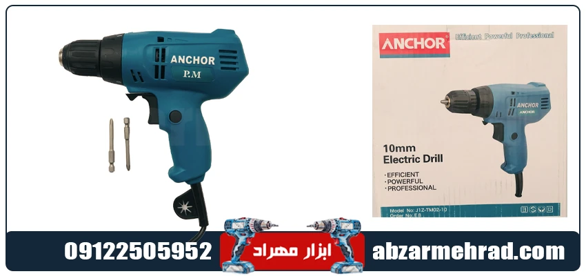 مشخصات پیچ گوشتی برقی انکور مدل E8