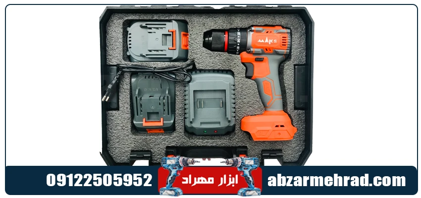 قیمت دریل شارژی براشلس 21 ولت مکث مدل DB3