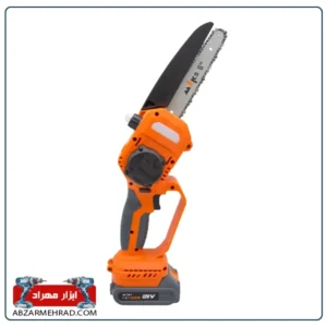 اره زنجیری شارژی مکث مدل ADB6 باتری و تیغه