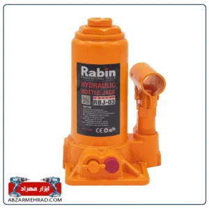 تصویر جک روغنی 3 تنی رابین مدل RBJ-03 از نمای جلو