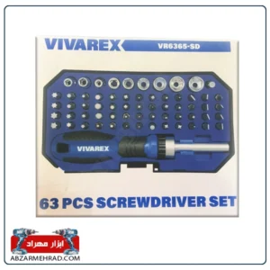 خرید ست پیچ گوشتی و بکس 63 عددی ویوارکس مدل VR6365-SD