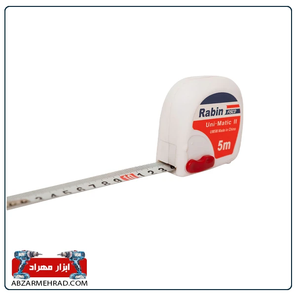 متر 5 متری رابین فیسکو مدل R7205 عرض نوار 19 میلی متر متر 5 متری رابین فیسکو مدل R7205 عرض نوار 19 میلی متر