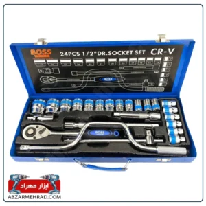 جعبه بکس 24 پارچه درایو 1/2 باس BOSS