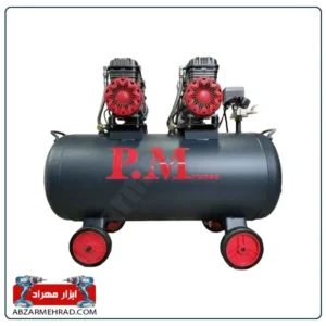 پمپ باد 100 لیتری پی ام مدل TM100