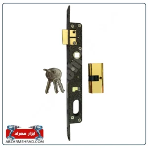 قفل سوئیچی درب آهنی با سیلندر برنجی