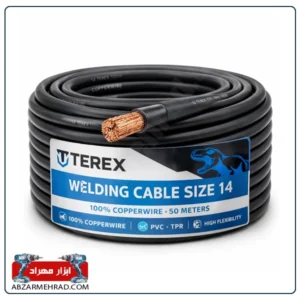 کابل جوشکاری سایز 14 تیرکس تمام مس