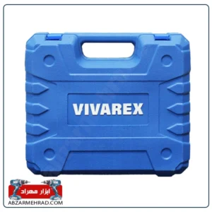 جعبه دریل شارژی 12 ولت با لوازم ویوارکس مدل VR12V-2A دو باتری