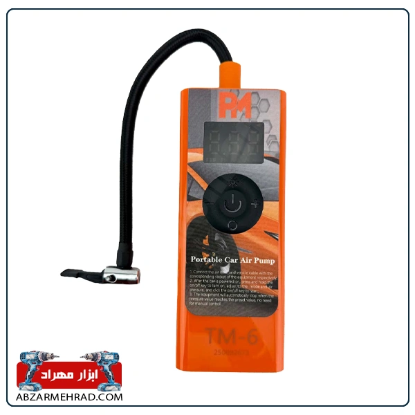 پمپ باد فندکی دیجیتال پی ام مدل TM-6