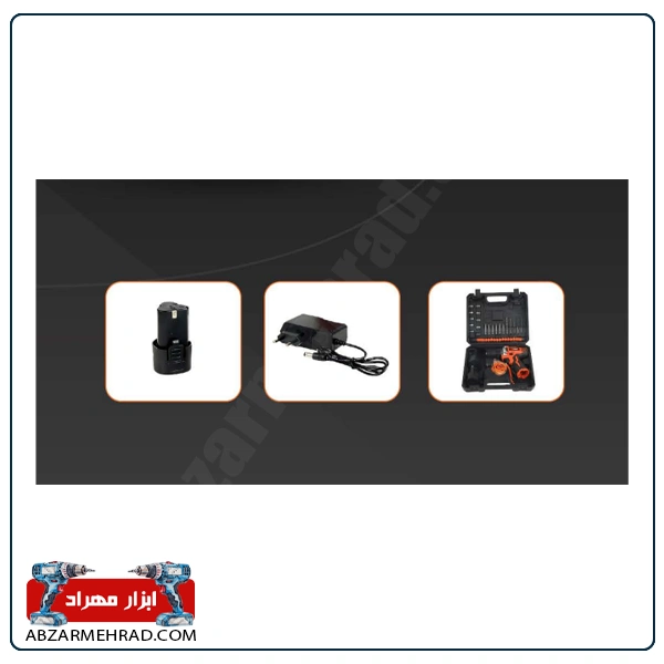 خرید دریل شارژی 12 ولت دو دور مکس مدل DL4 