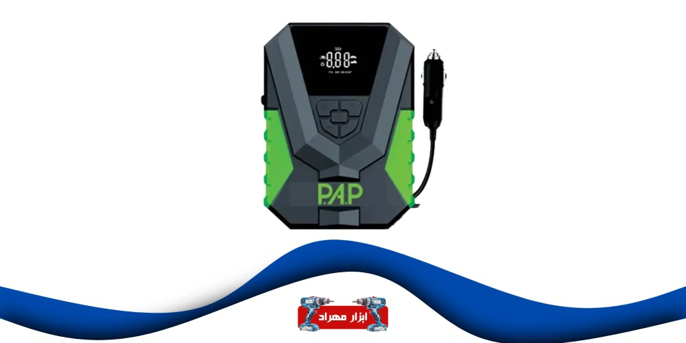 نمایشگر دیجیتال فشار و آداپتورهای پمپ باد فندکی