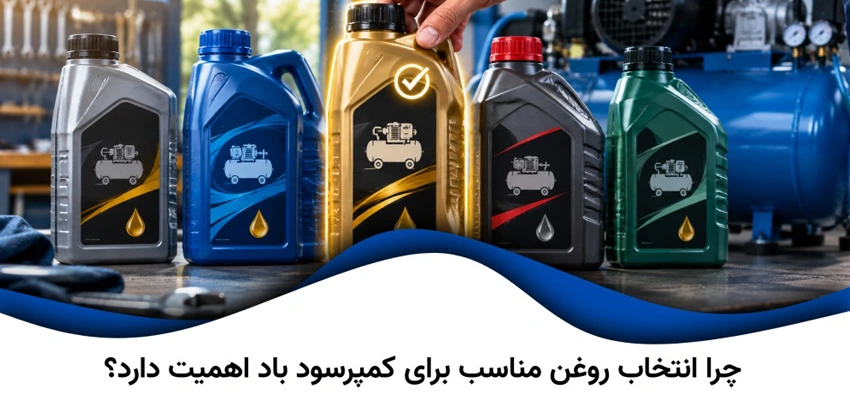 چرا انتخاب روغن مناسب برای کمپرسود باد اهمیت دارد؟
